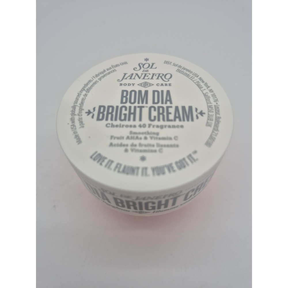Bom Dia Bright Cream by Sol de Janeiro  2.5 oz Body Cream, sealed!
